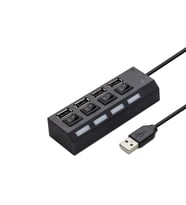 Usb Hub 4*Usb Siyah HDX7008