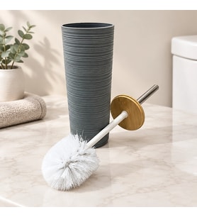 Bambu Kapaklı Klozet Fırçası