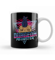 Dungeon Meowster Tabletop Gamer Kupa Bardak Porselen