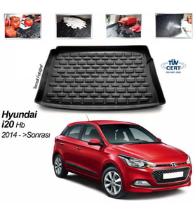 Hyundai i20 Bagaj Havuzu Paspası 2014-2018