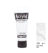 Bigpoint Akrilik Boya 75 ml Zinc White 103