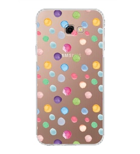 PrintiFy Samsung Galaxy J4+ Plus ile Uyumlu Water Color 6  Kamera Korumalı Şeffaf  Kılıf