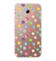 PrintiFy Samsung Galaxy J4+ Plus ile Uyumlu Water Color 6  Kamera Korumalı Şeffaf  Kılıf