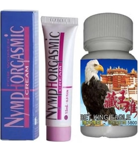Süper Nymphorgasmic 15 Ml. Cream + T10 Hapı 10 Lu Kapsül