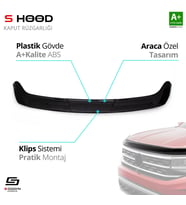Citroen Uyumlu Jumpy ABS Plastik Kaput Rüzgarlığı 2016 Üzeri A+Kalite Parça