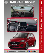 FORD FİESTA (2020+) Torpido Örtüsü Ön Göğüs Torpido Koruma Tam Uyum Çatlamayı Önler Kolay Montaj