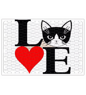 I Lowe Kedi Seni Seviyorum Kedi Puzzle 240 Parça Yapboz
