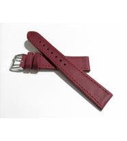 Fado  &Her Saate Uyumlu greyzi  Hakiki Deri Saat Kordonu 18   mm  (144)   Bordo