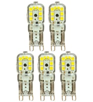 (5 Adet) Osaka 3W Beyaz Işık (6500K) Dim Edilebilir G9 Duylu Led Kapsül Ampul