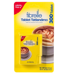 Fibrelle Sukralozlu Tablet Tatlandırıcı 300'lük Kutu