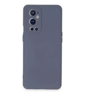 One Plus 9 Pro Kılıf Nano içi Kadife Silikon - Gri