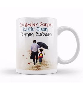 Babalar Günü Babaya Hediye 046 Kupa Bardak Porselen