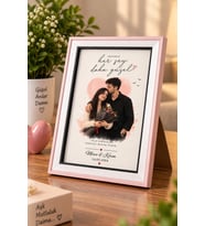 Kişiye Özel Fotoğraflı Çerçeve 13x18 - Sevgiliye Romantik Hediye
