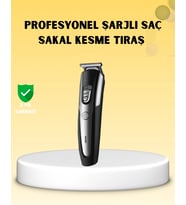 Profesyonel Saç Sakal Kesme Tıraş Makinesi Kablosuz Ergonomik Tasarım