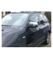Bmw X5 Krom Ayna Kapağı 2007-2012 2 Parça P.Çelik