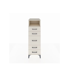 Kronos Dolap Tek Raflı 5 Çekmeceli 44x59x134 Aytaşı-Aytaşı