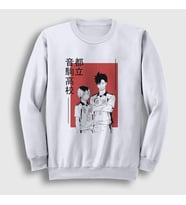 Presmono Unisex Beyaz Kuroken Voleybol High Anime Haikyu Sweatshirt 237717tt