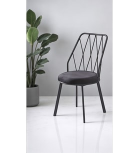 Yıldız Pro 8 Adet Mutfak Sandalyesi Metal Sandalye Tel Sandalye Cafe Restaurant Sandalyesi