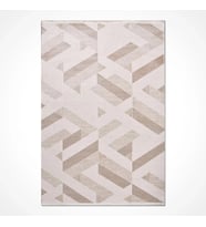 Makine Kaymaz Yıkanabilir Gri Geometrik Triko Salon Halısı Mutfak Halısı Koridor Halısı Yolluk 2104AK