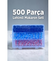 GOLDENBEE 500 Parça Lehimli Makaron Seti Kablo Birleştirici Ek Muf 2+1 Çeşit Plastik Çantada