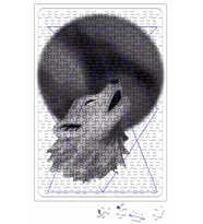 Lobo Uivando Puzzle 240 Parça Yapboz
