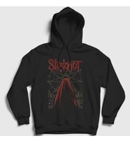Presmono Unisex Siyah Nashville Slipknot Kapüşonlu Sweatshirt 112983tt