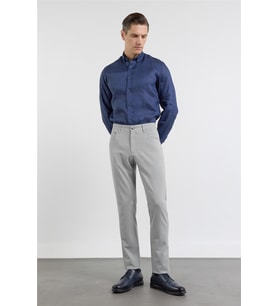 Gri 5 Cep Düz Paça Esnek Slim Fit Casual Pantolon 1003255157