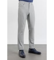 Gri 5 Cep  Düz Paça Esnek Slim Fit  Casual Pantolon 1003255157