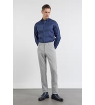 Gri 5 Cep Düz Paça Esnek Slim Fit Casual Pantolon 1003255157