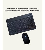 Northcity RGB Aydınlatmalı Şarjlı Kablosuz Klavye ve Mouse Seti – Modern ve Kompakt Tasarım