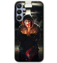 Galaxy A35 Kılıf HD Desen Baskılı Kılıf - V for Fire