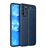 Oppo Reno 6 4G Uyumlu Kılıf Zore Niss Silikon Kapak (Lacivert)