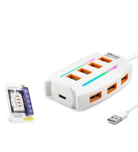 Hadron Hdx7037 Usb Hub 10-Usb 1.2M Beyaz