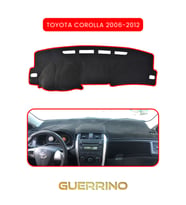 TOYOTA Corolla (2006-2012) TORPİDO KORUMA HALISI KIRMIZI KENAR