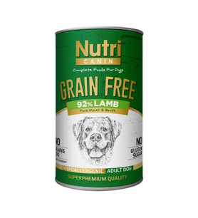Nutri Canin 400Gr %92 Kuzu Etli Tatlı Patatesli Hipo Alerjenik Tahılsız 1Adet Yaş Köpek Maması