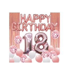 Çıtıpıtıstore Lüks 18 Yaş Balon Set