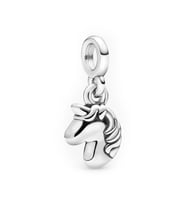 Nur Silver Tek Boynuzlu At Me Gümüş Charm NUR-BL09771