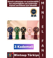 #Vantilatör Gündelik Çanta Boy Seyahat Tipi Kompakt Taşınabilir Hafif Sessiz Çalışma Ev Ofis Yaz Ser