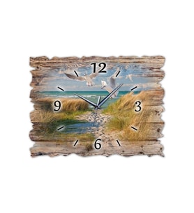 bilge Tasarım retro Duvar Saati 29 CM x 39CM (Karışık)