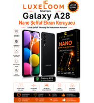 LUXELOOM Smart Pro Galaxy A28 Nano Şeffaf Ekran Koruyucu