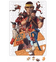Team Fortress Blue Spay and Re Puzzle 240 Parça Yapboz