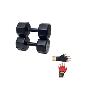 PS SPOR 10 KG DAMBIL X 2 ADET ve BODY ELDİVENİ