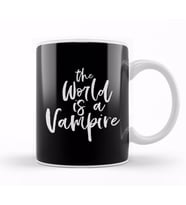The World Is A Vampire Kupa Bardak Porselen