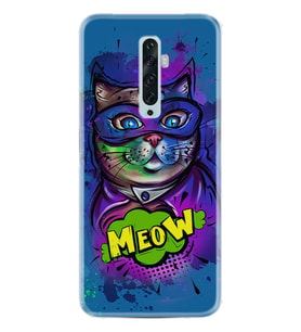Oppo Reno 2Z 4 Lite 4 Pro 5 6 7 A31 Kılıf Desemli Silikon Super Meow 1715