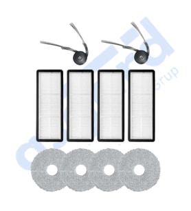 Roborock Qrevo Curv Uyumlu 2 Yan Fırça 4 Filtre 4 Mop PKT-iasgf0000619