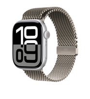Apple Watch 10 46mm Uyumlu Zore KRD-100 Titanyum Hasır Kordon