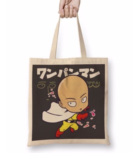 Anime One Punch Man Bez Çanta Uzun Saplı