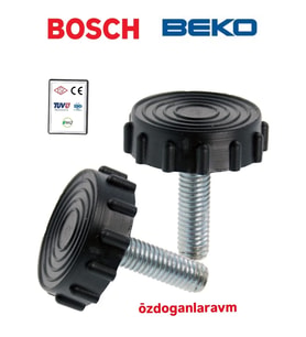 Beko Bosch Vestel Profilo Samsung No Frost -Difiriz Buzdolabı Ayarlı Ayak 2'li