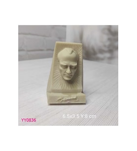 YY0836 Atatürk Kabartmalı Silikon Kalıp