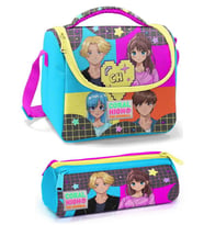 Coral High Mor Mavi Anime Kız Çocuk Beslenme Çantası Seti